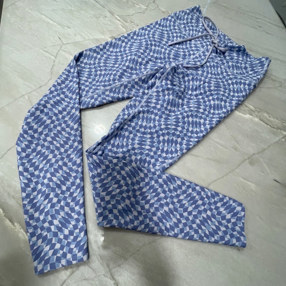 L*Space Blue Printed Leggings